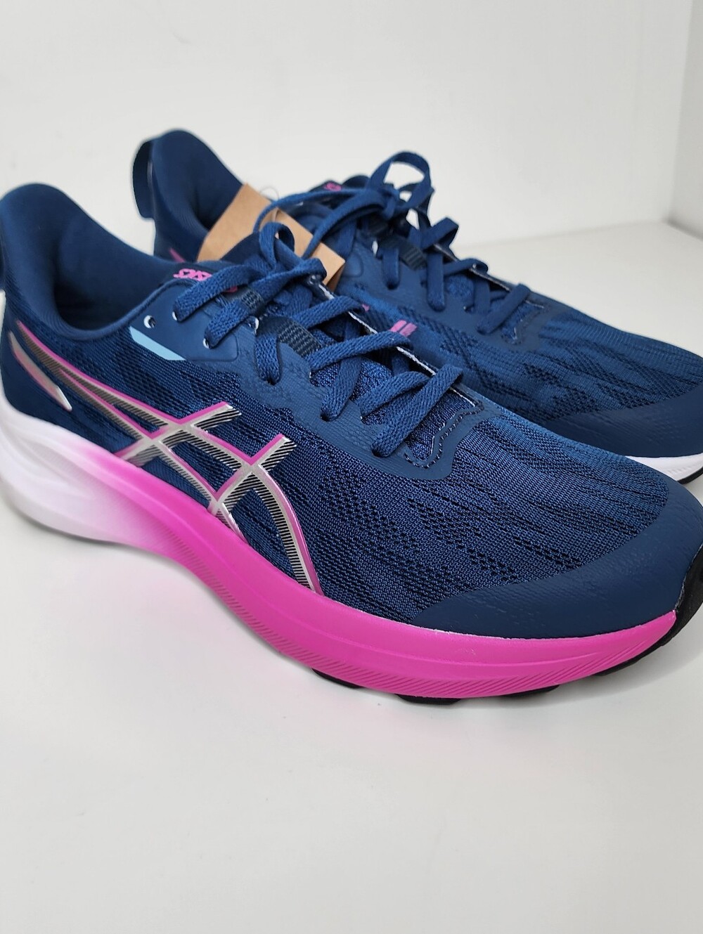 Asics Twilight Blue & Pink Women's GT-1000 Running Shoes Youth 5.5/ Women 7
